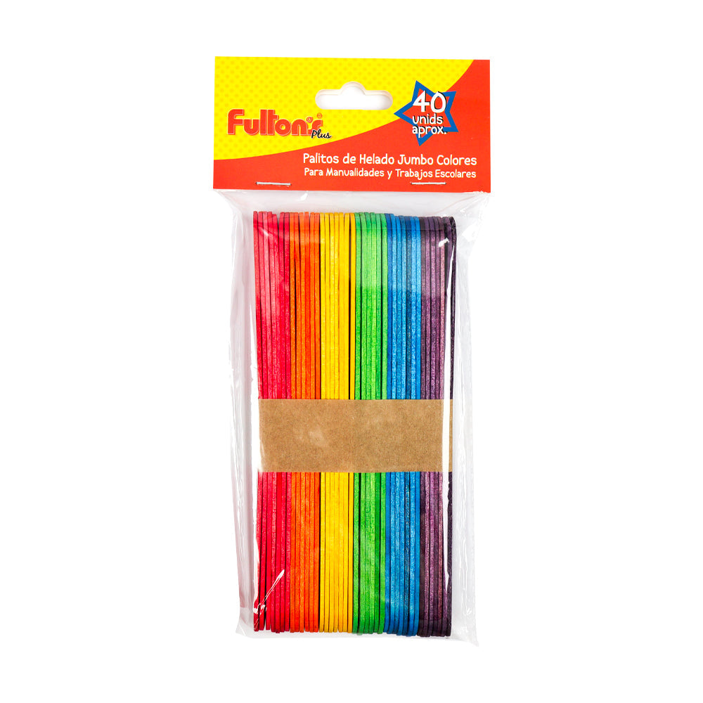 Palito bajalengua colores x40 und Fultons