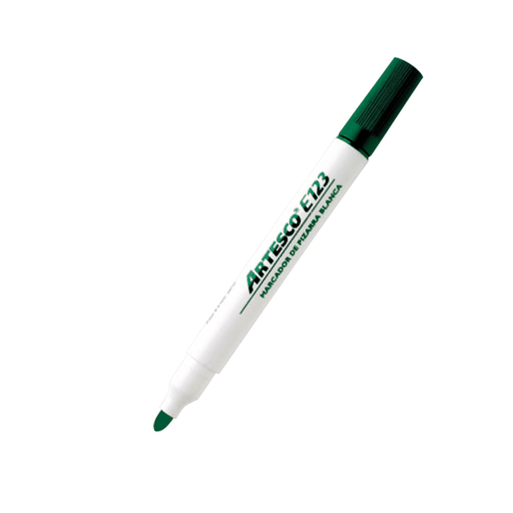 Plumón para pizarra punta gruesa E123 verde