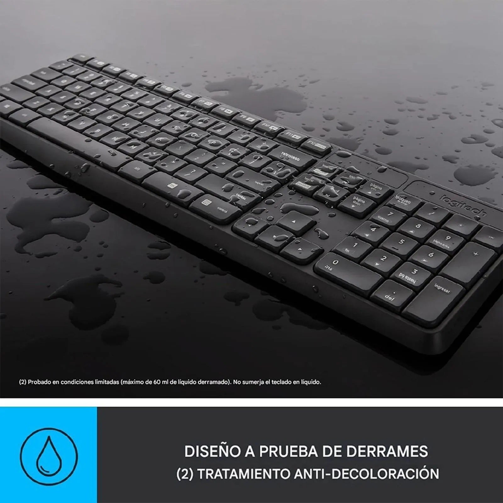 Kit inalámbrico teclado + mouse MK235 Logitech