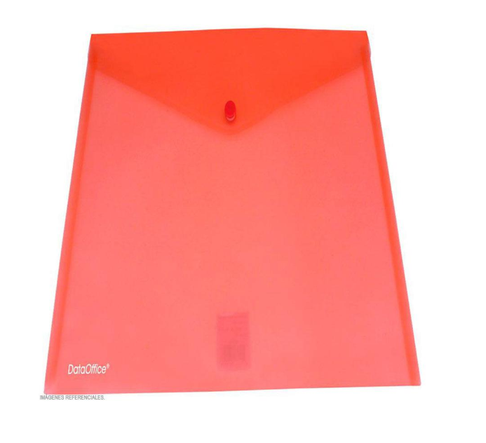 Sobre con broche oficio rojo Data office