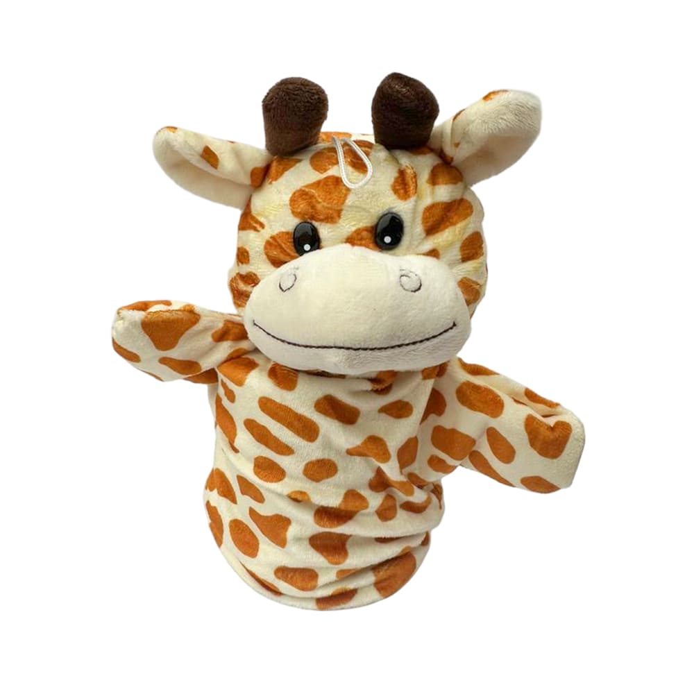 Títere de peluche jirafa