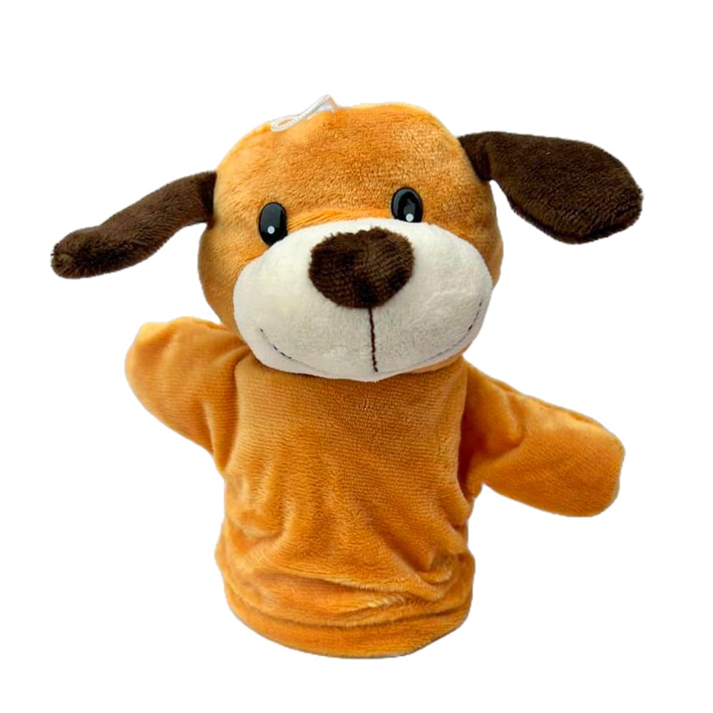 Títere de peluche perro