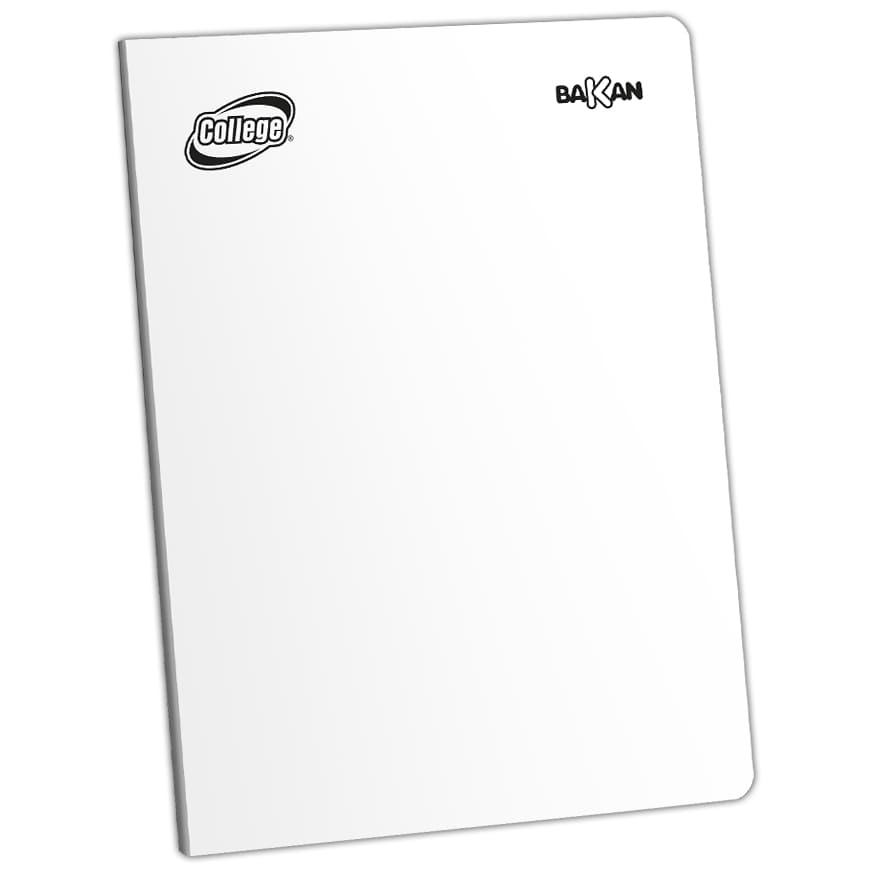 Cuaderno rayado A4 x 80 hojas blanco Bakan