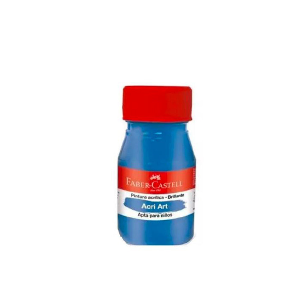 Pintura acrílica brillante azul 30 ml Faber Castell