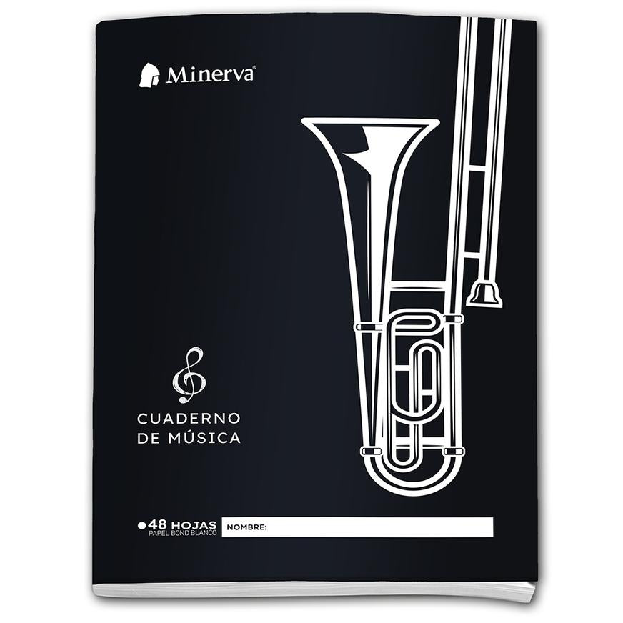 Cuaderno de música A4 48 hojas Minerva