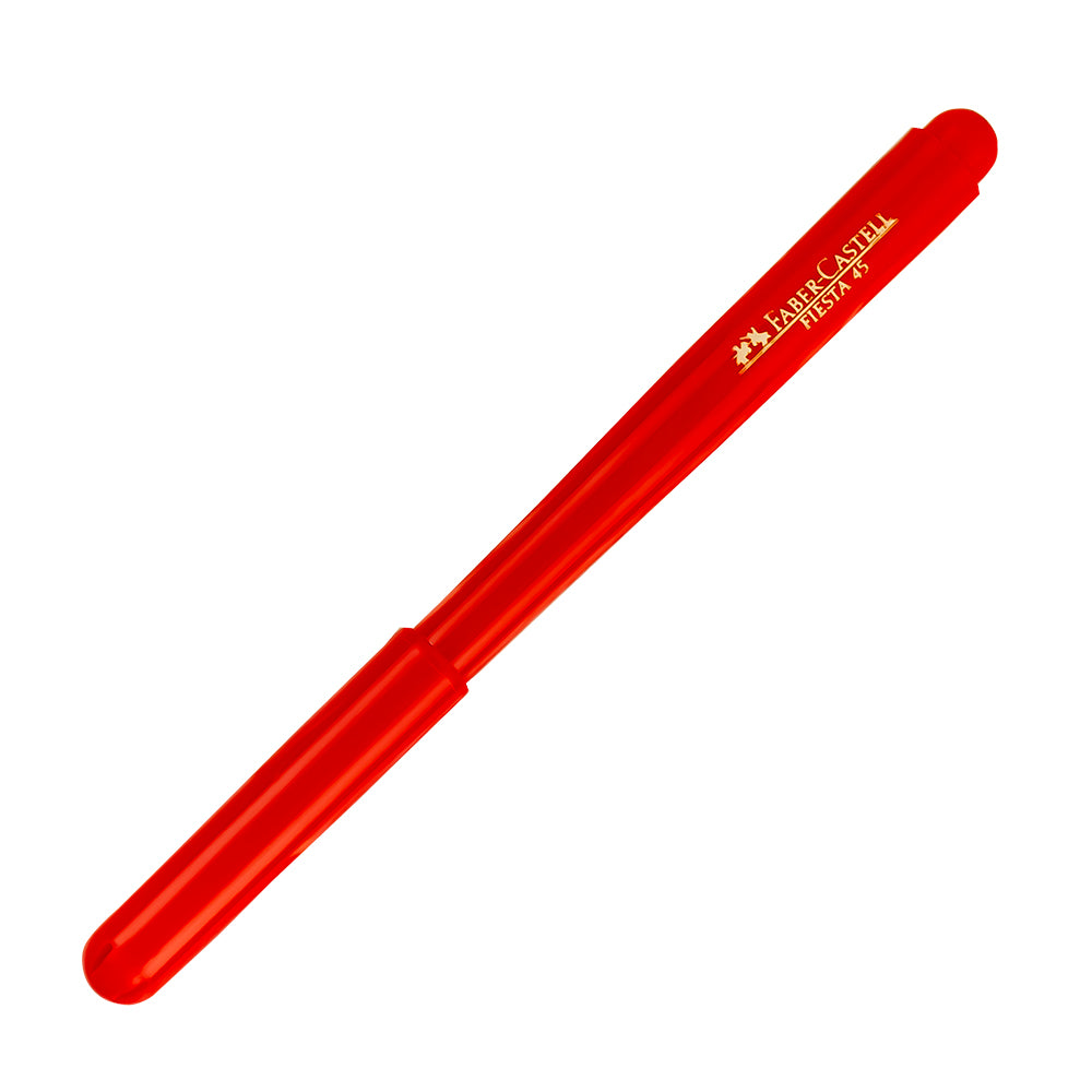 Plumón delgado 45 fiesta rojo Faber Castell