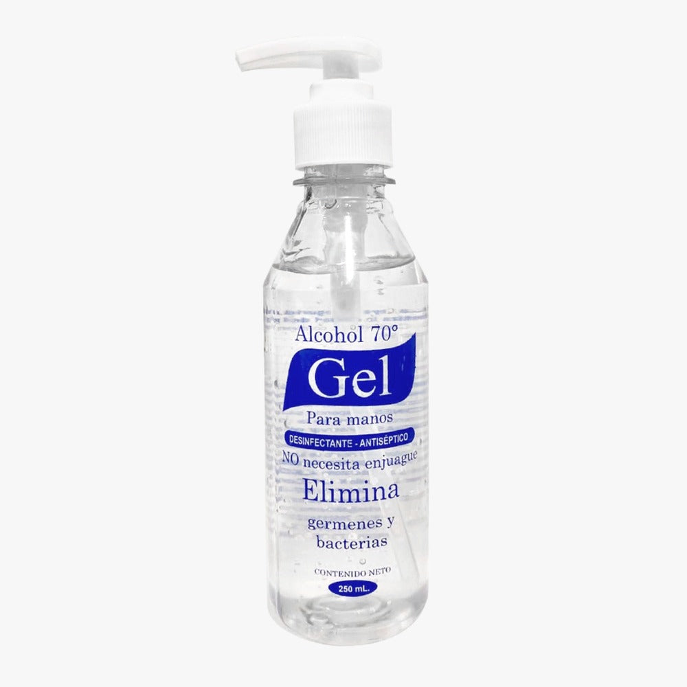 Alcohol en gel 70 con dispensador x 250 ml Alkofarma