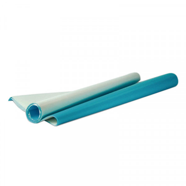 Papel lustre color celeste rollo x 1 unidad