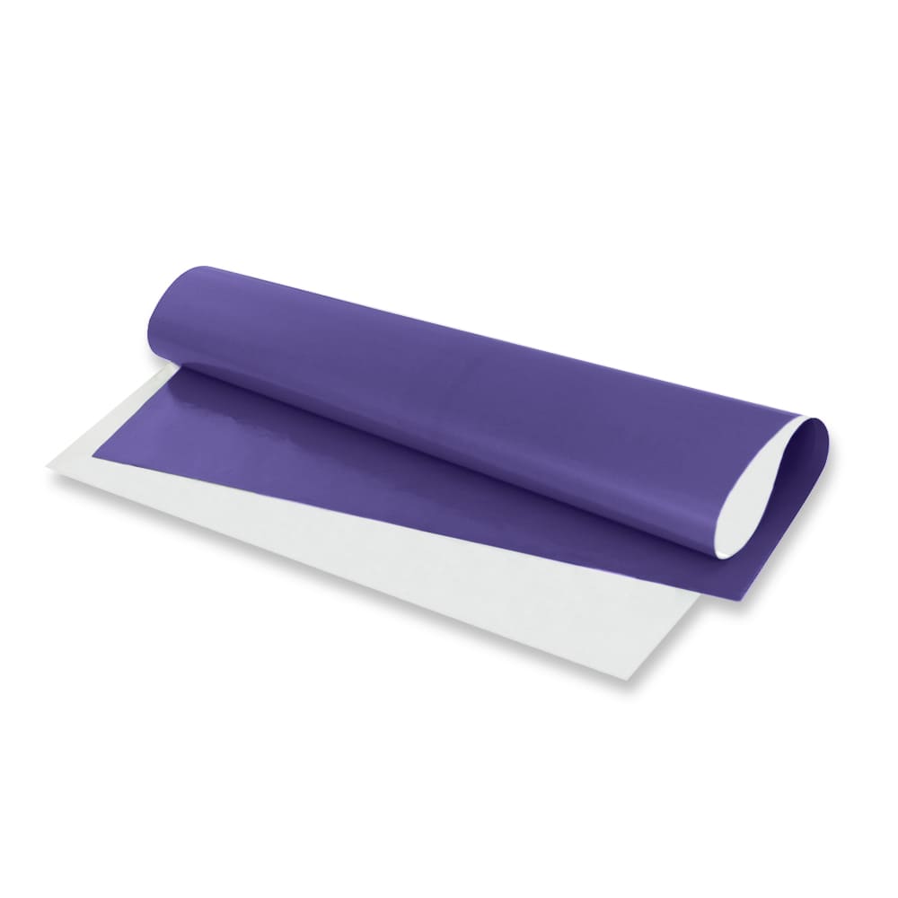 Papel lustre color morado rollo x 1 unidad