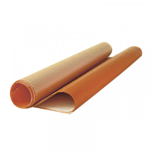 Papel lustre color naranja rollo x 1 unidad