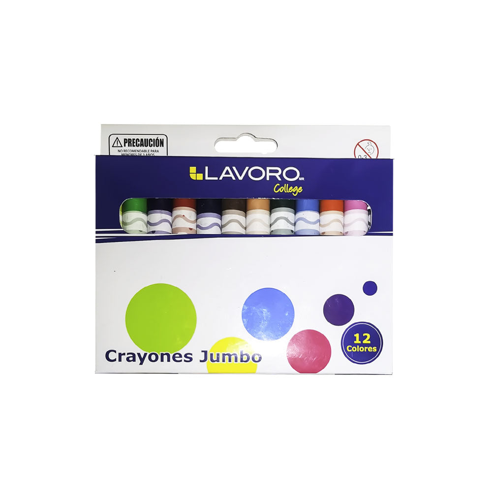 Crayones jumbo x 12 und Lavoro