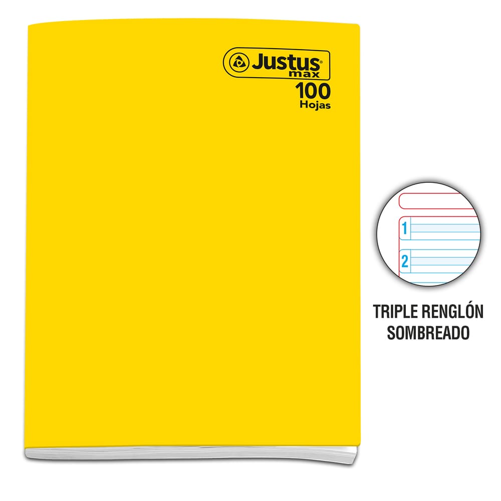 Cuadernos Triple Raya A4
