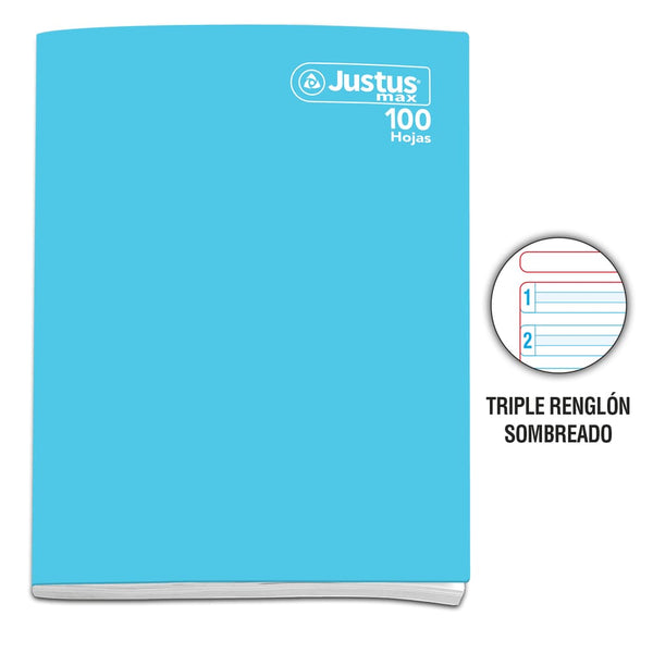 Cuadernos Triple Renglón A4