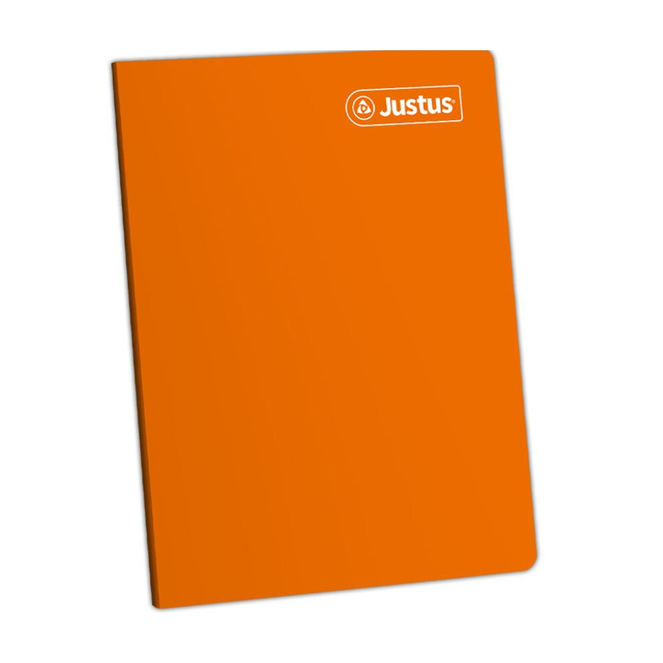 Cuaderno engrapado cuadriculado  A4 80 hojas naranja Justus