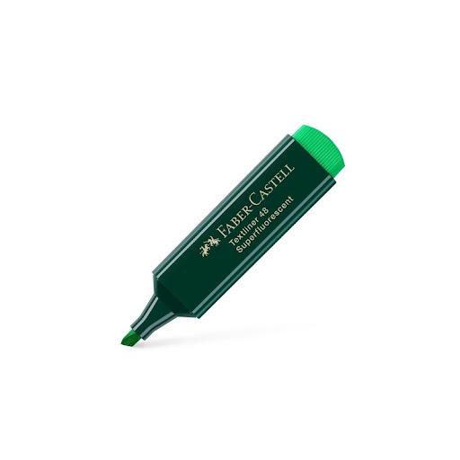 Resaltador verde textliner 48 faber castell