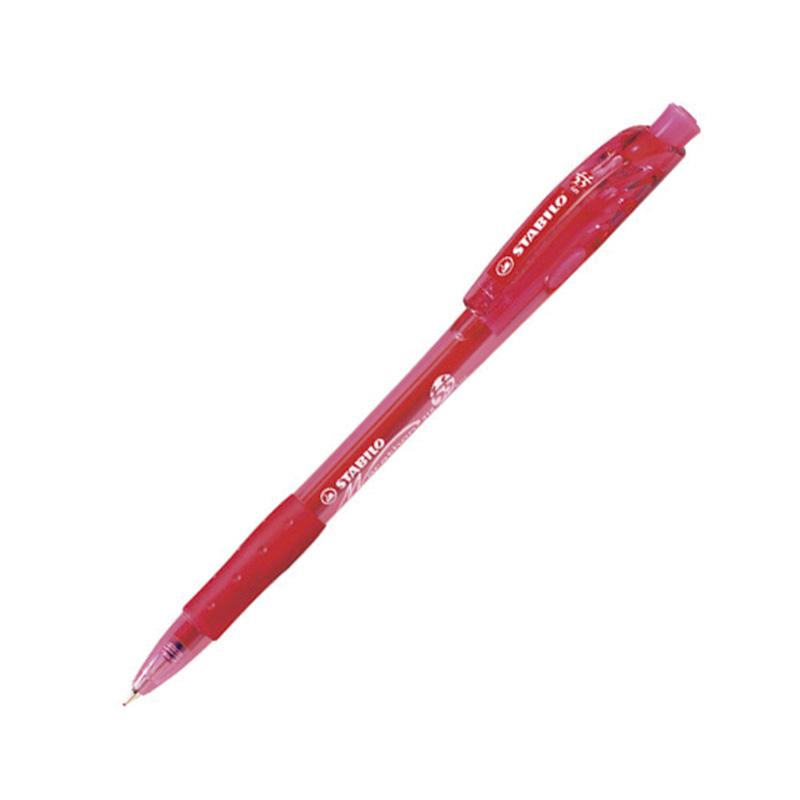 Lapicero rojo marathon f retráctil 0.38 mm stabilo