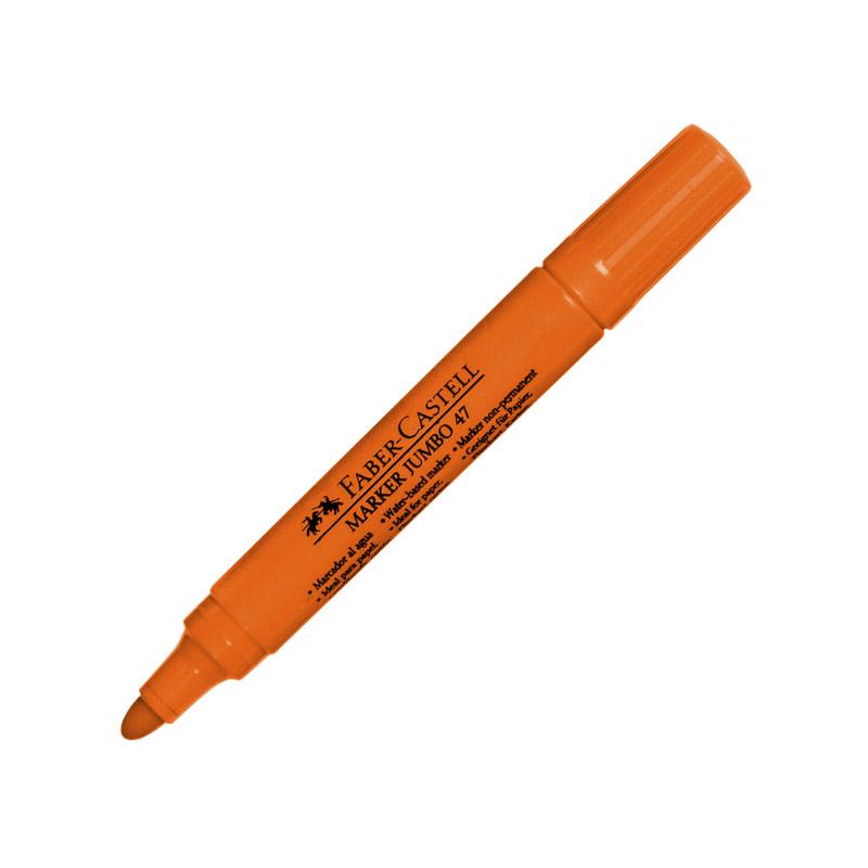 Plumón grueso naranja 47 Faber Castell