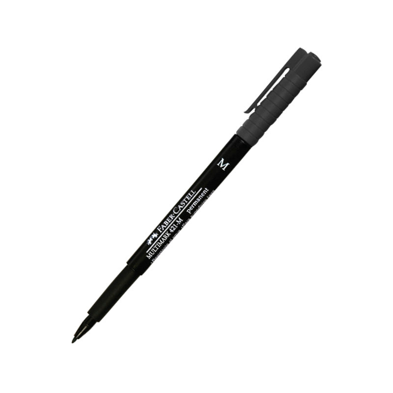 Plumón permanente 421-m negro Faber Castell