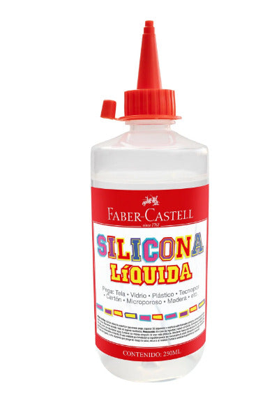 Silicona líquida x 250 ml Faber Castell