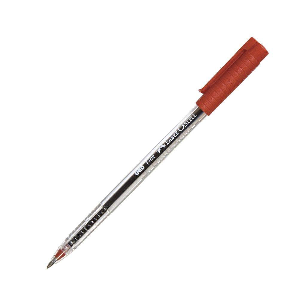 Lapicero rojo 060 f 0.7 mm faber castell