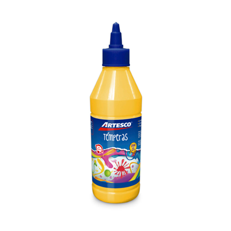 Témpera amarillo 250 ml Artesco