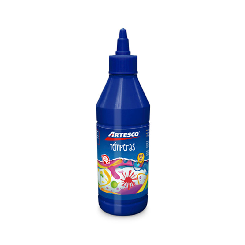 Témpera azul 250 ml Artesco