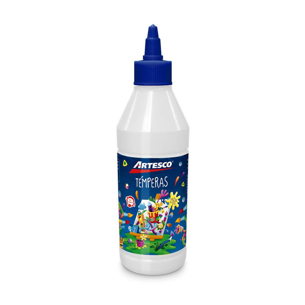 Témpera blanco 250ml Artesco