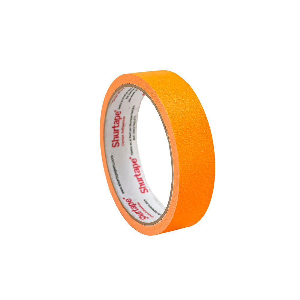 Cinta masking tape naranja 1 x 15 yd Shurtape