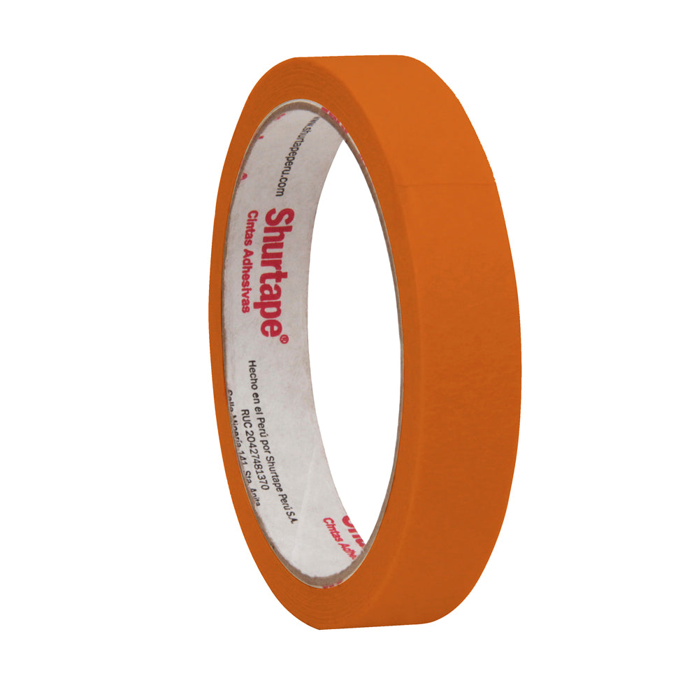 Cinta masking tape naranja 3/4 x 15 yd Shurtape