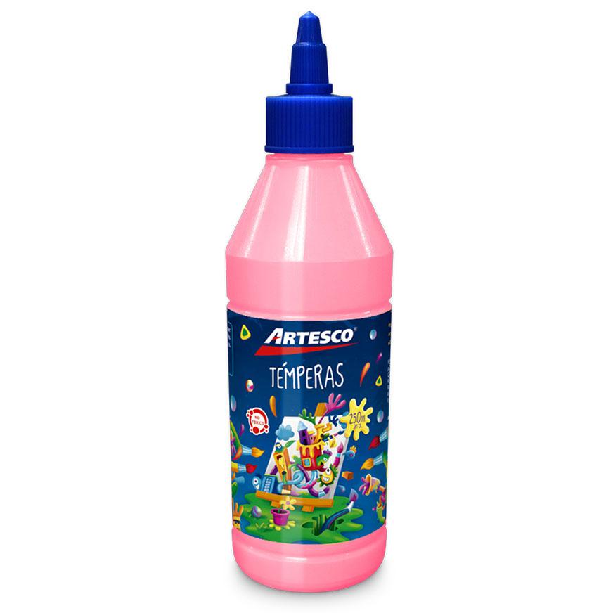 Témpera rosado 250 ml Artesco