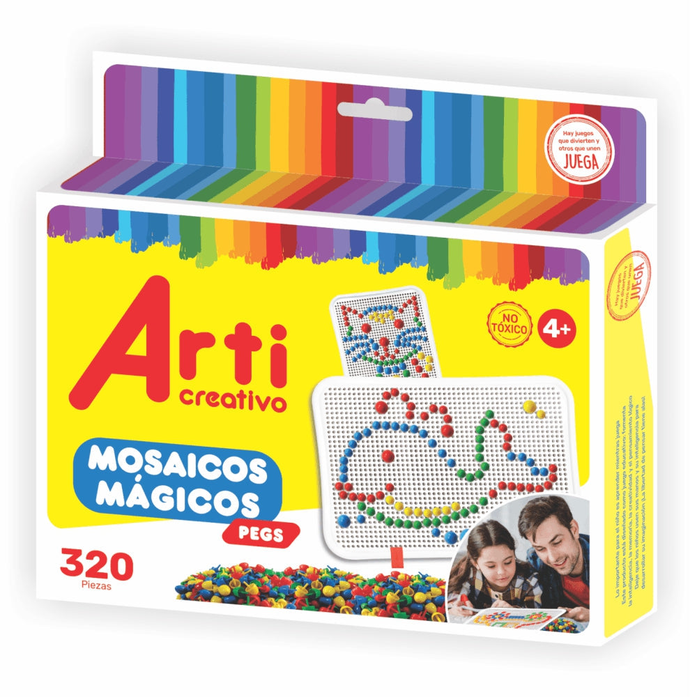 Juego creativo mosaicos mágicos x 320 piezas