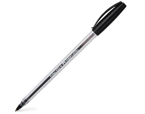 Lapicero negro 032-M trilux 1.0 mm Faber Castell