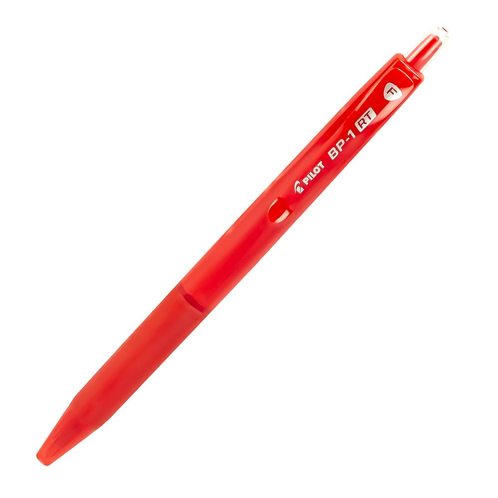 Lapicero rojo BP-1 RT F retráctil 0.7 mm Pilot tinta seca