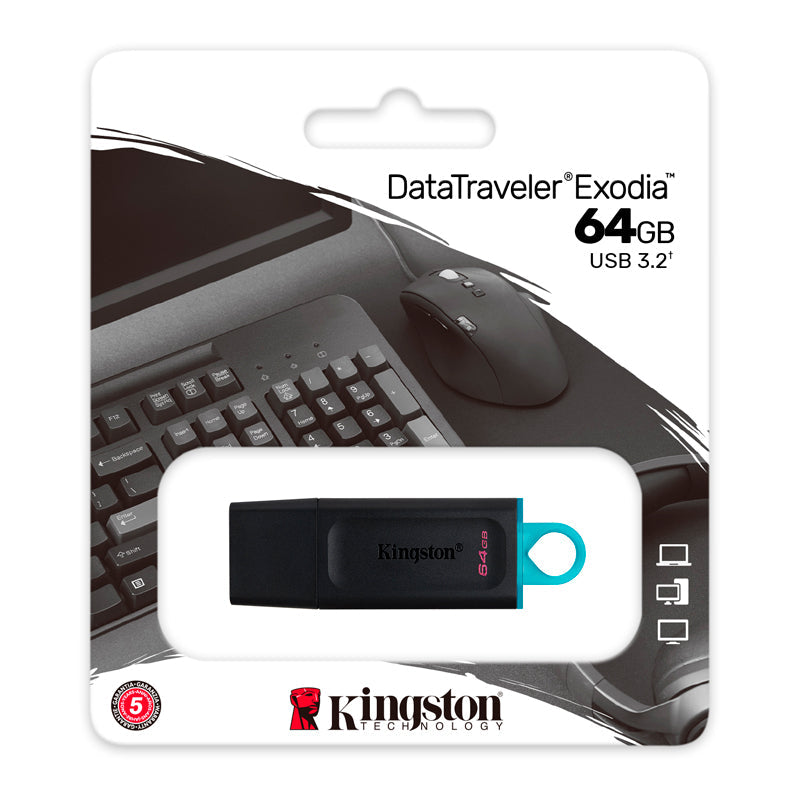 Memoria USB 64GB 3.2 DataTraveler Exodia Kingston