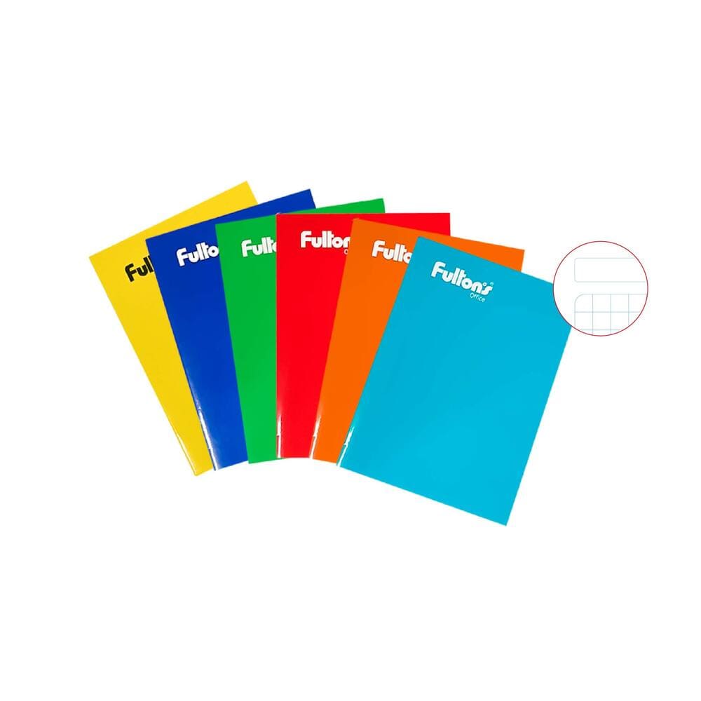 Cuaderno engrapado Cuadriculado A5 80h Fultons