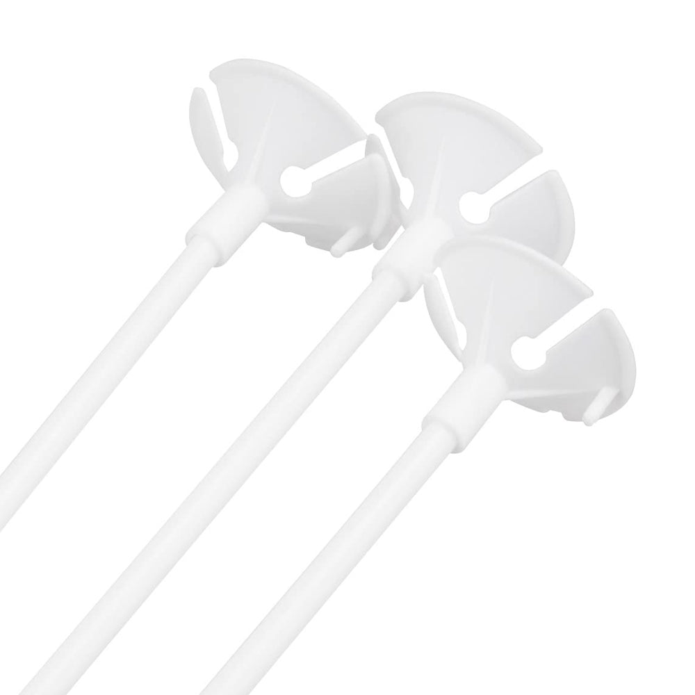 Paliglobos delgados blancos x 12 unidades