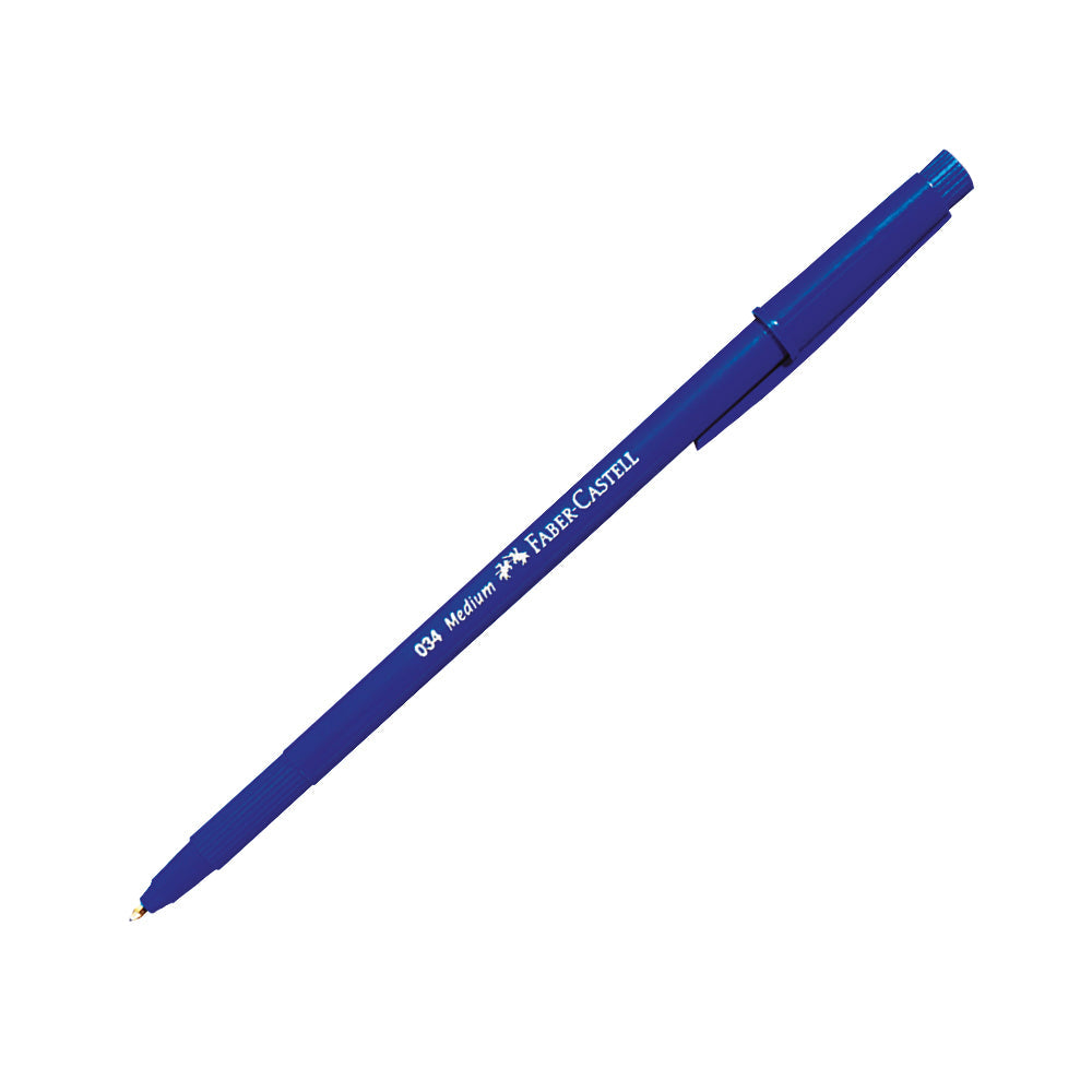 Lapicero azul 034 m 1.0 mm Faber Castell