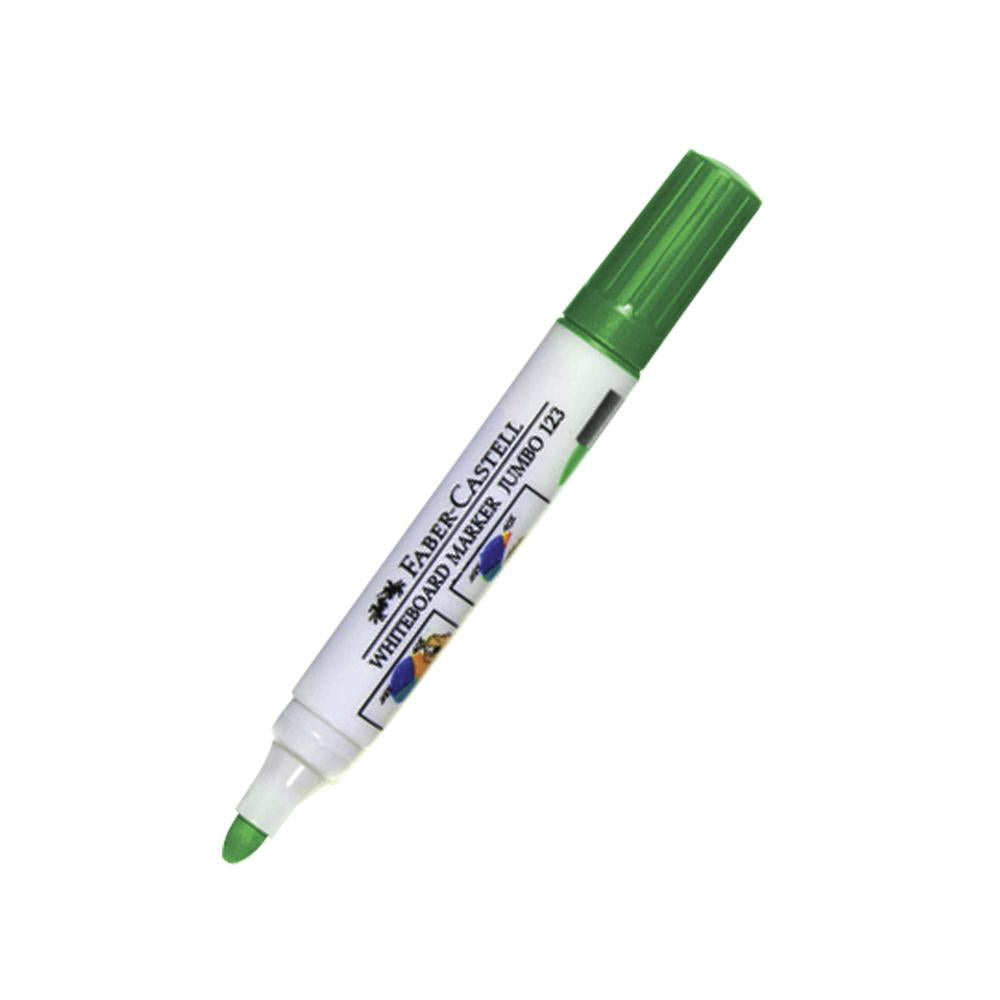 Plumón punta gruesa 123 verde Faber Castell